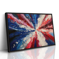 Freedom's Colors Dance At Dawn