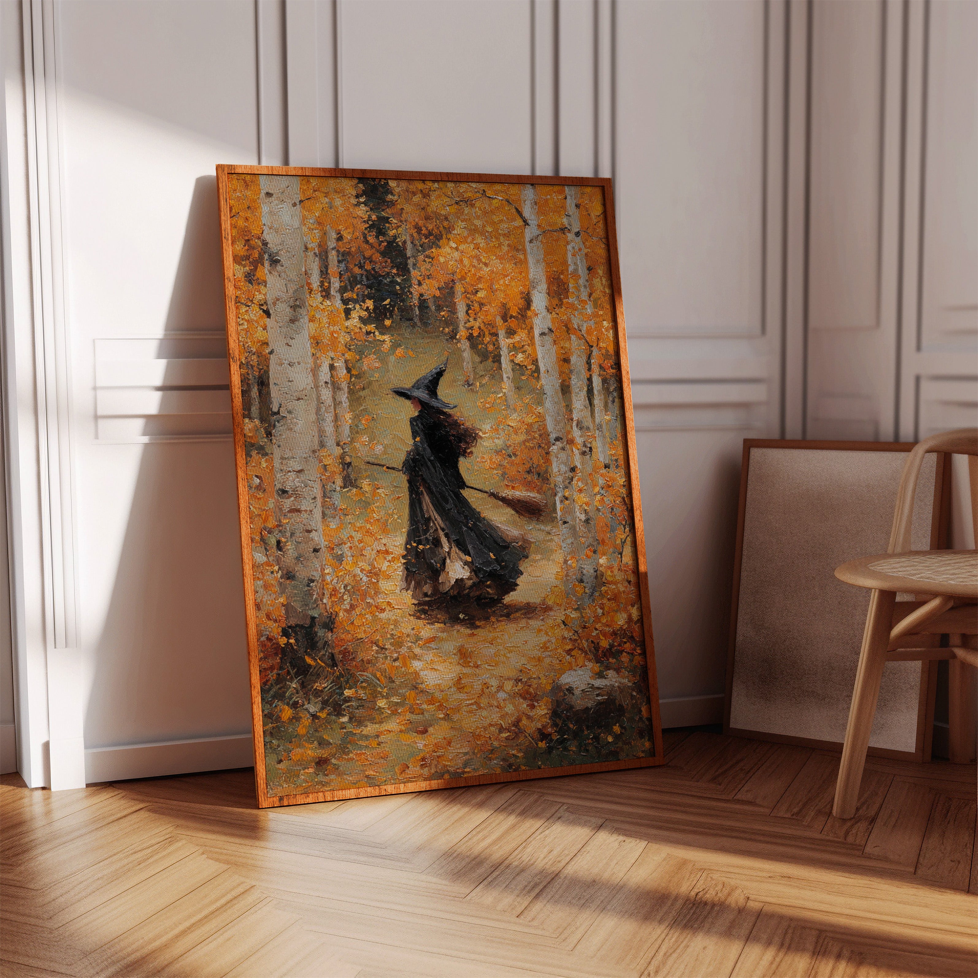 Through Golden Leaves She Dances