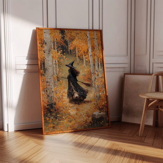 Through Golden Leaves She Dances