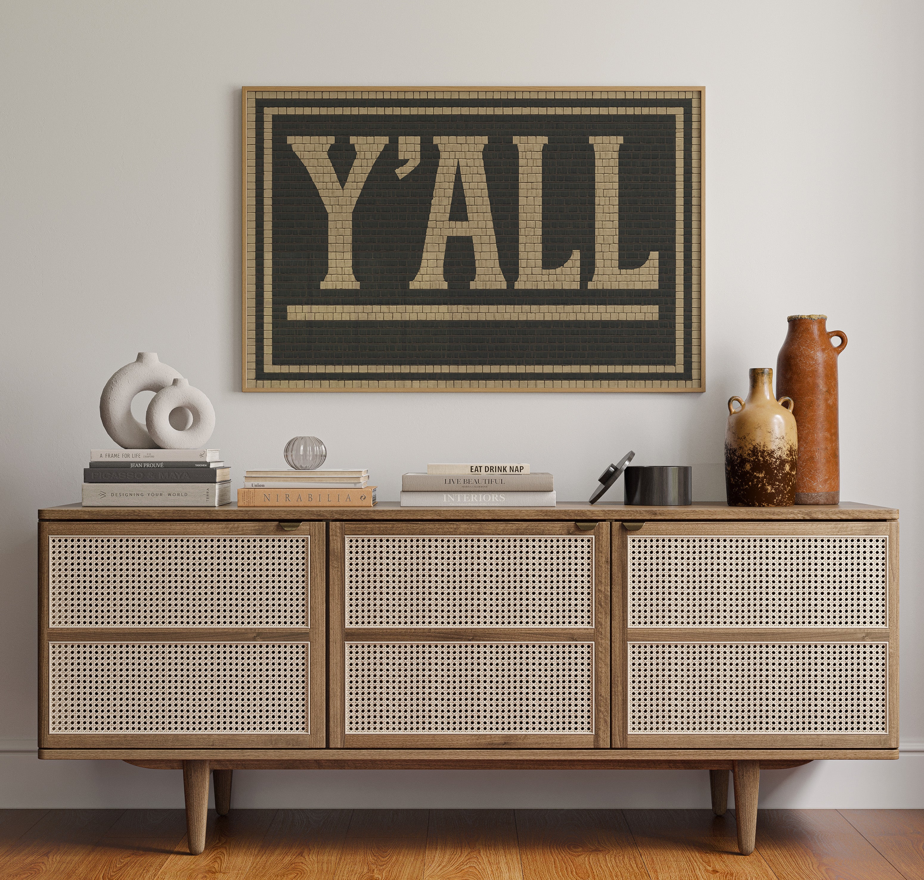 Y’ALL Mosaic Wall Art