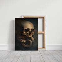 Serpent Coils Through Ancient Bone