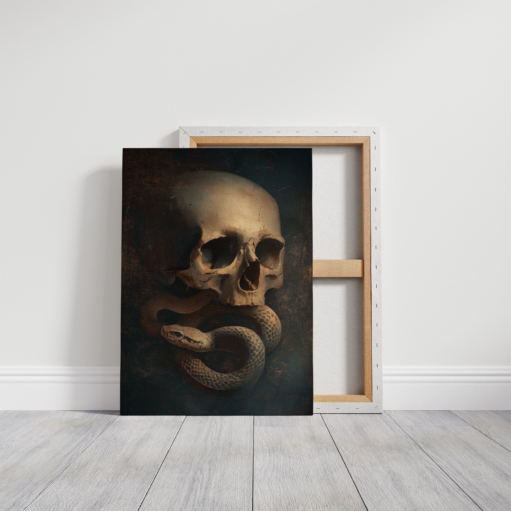 Serpent Coils Through Ancient Bone