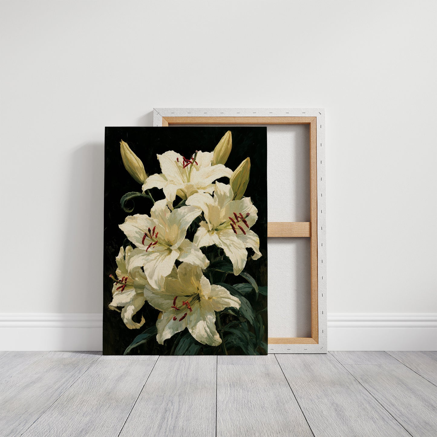 Crimson-Kissed Lilies
