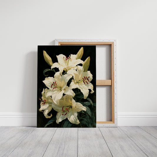 Crimson-Kissed Lilies