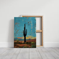 Dusk Settles On The Desert
