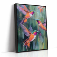 Emerald Symphony of Nectar Seekers