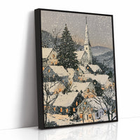 Impasto Village at Dusk