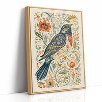 Robin In Full Bloom