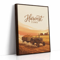 Harvest Time: Tractor Drives Itself