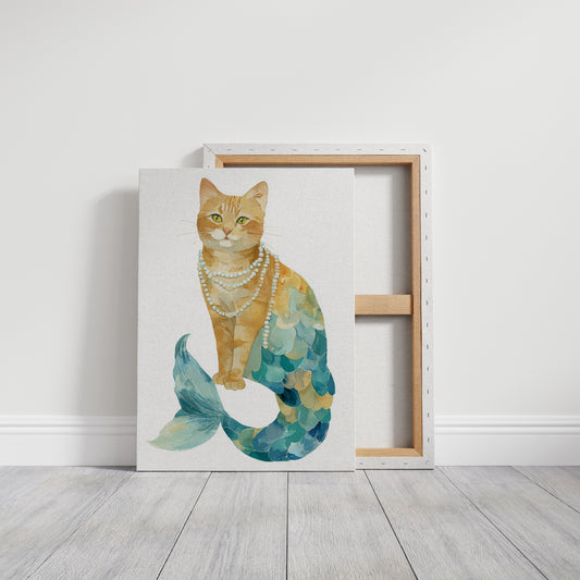 Emerald Tides and Feline Grace