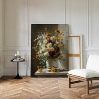 Roses And Dahlias Paint Autumn's Symphony
