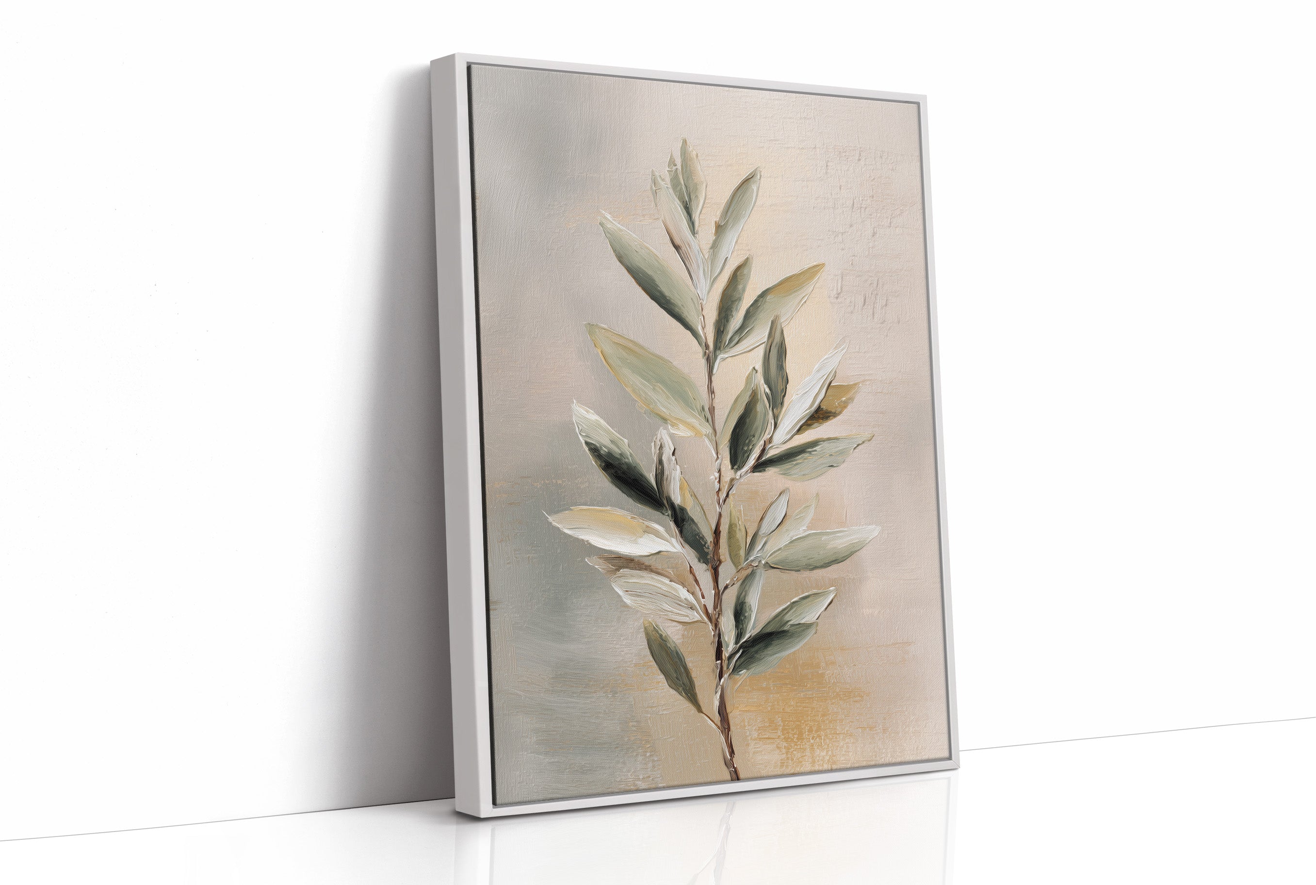 Sage Leaves In Golden Light