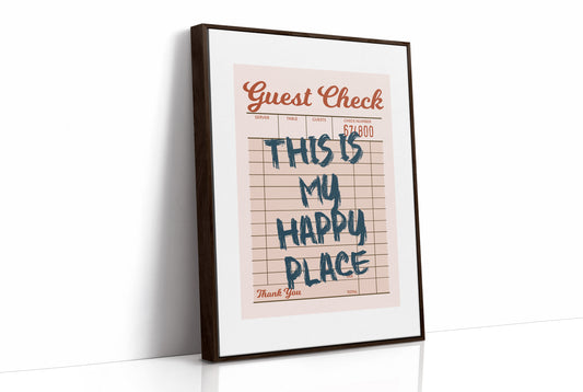 Check, Please — I'm Staying