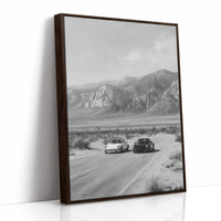Desert Roads and Distant Peaks