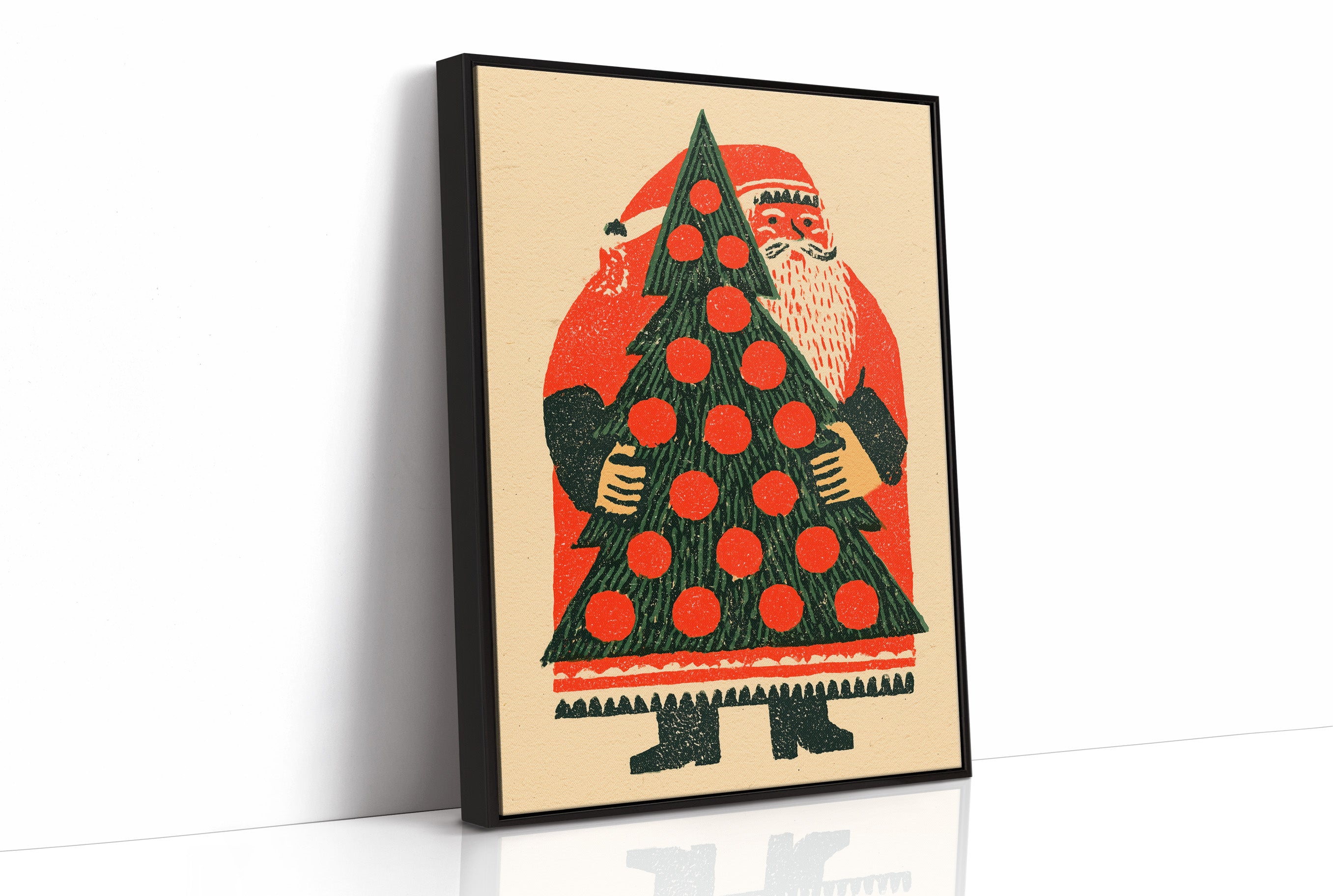 Santa Hauls the Big Tree