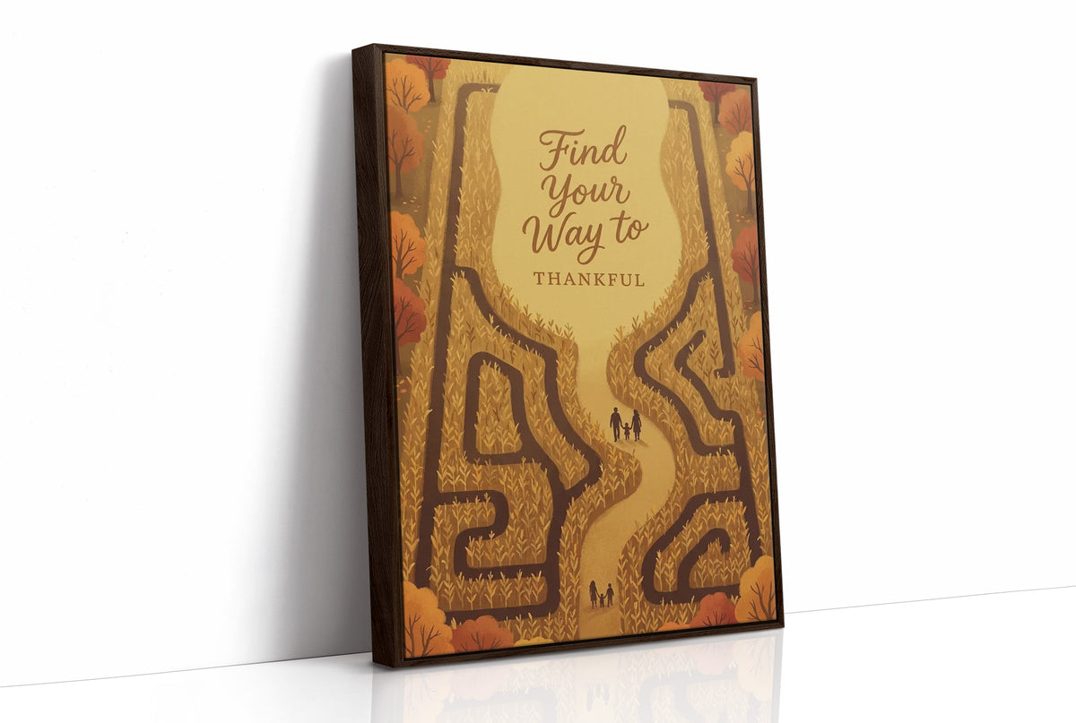 Find Your Way to Thankful: Corn Maze Edition