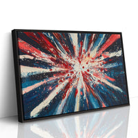 Stars Burst Into Patriotic Light