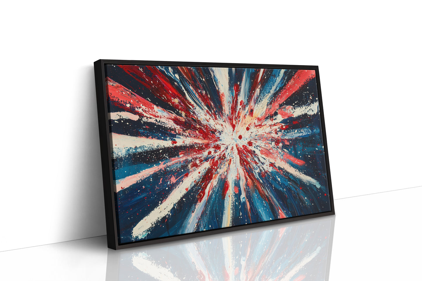 Stars Burst Into Patriotic Light