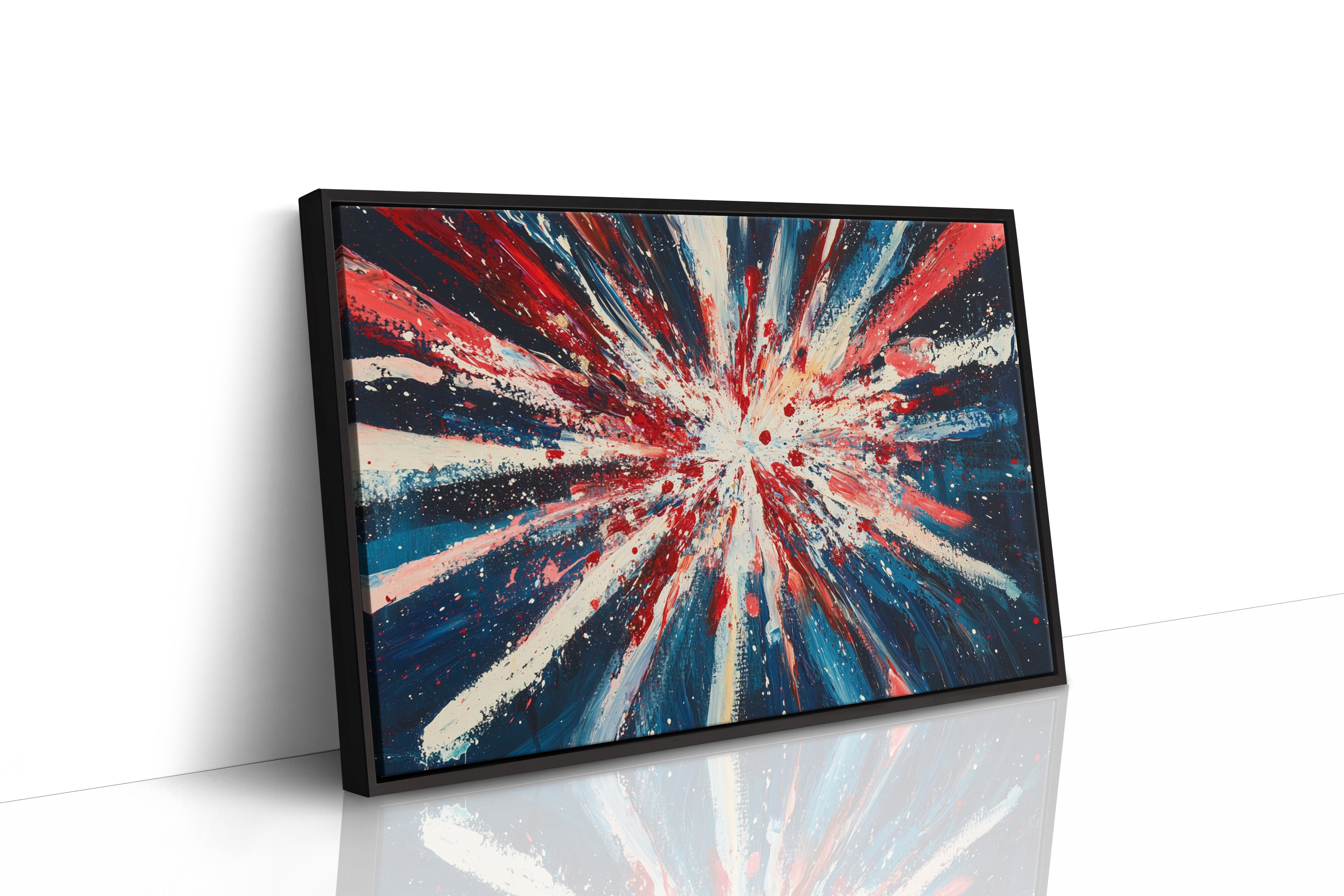 Stars Burst Into Patriotic Light