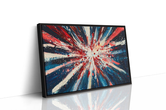 Stars Burst Into Patriotic Light