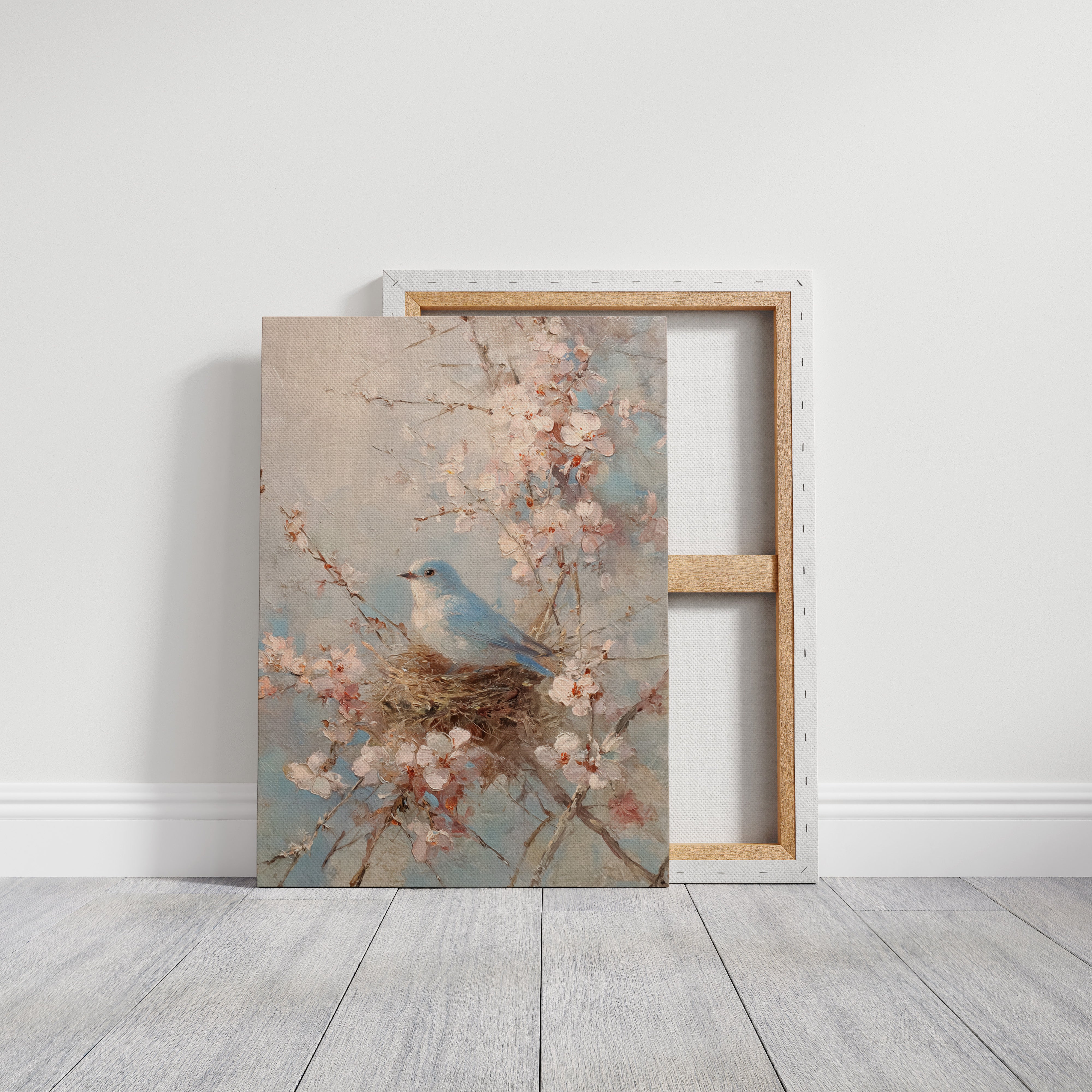 Nestled Among Blossoms