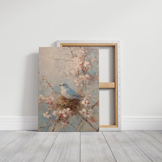 Nestled Among Blossoms