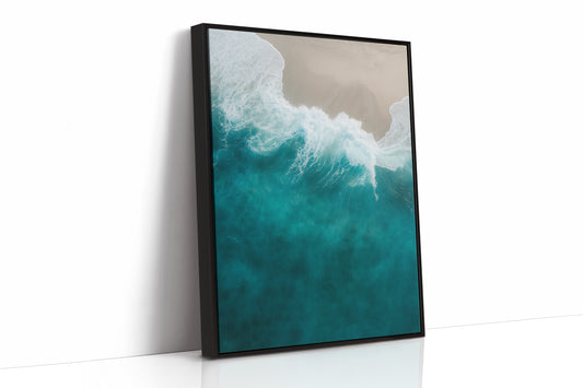 Aerial Drift Over Turquoise Tide