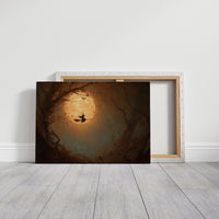 Autumn Flight Through Amber Light