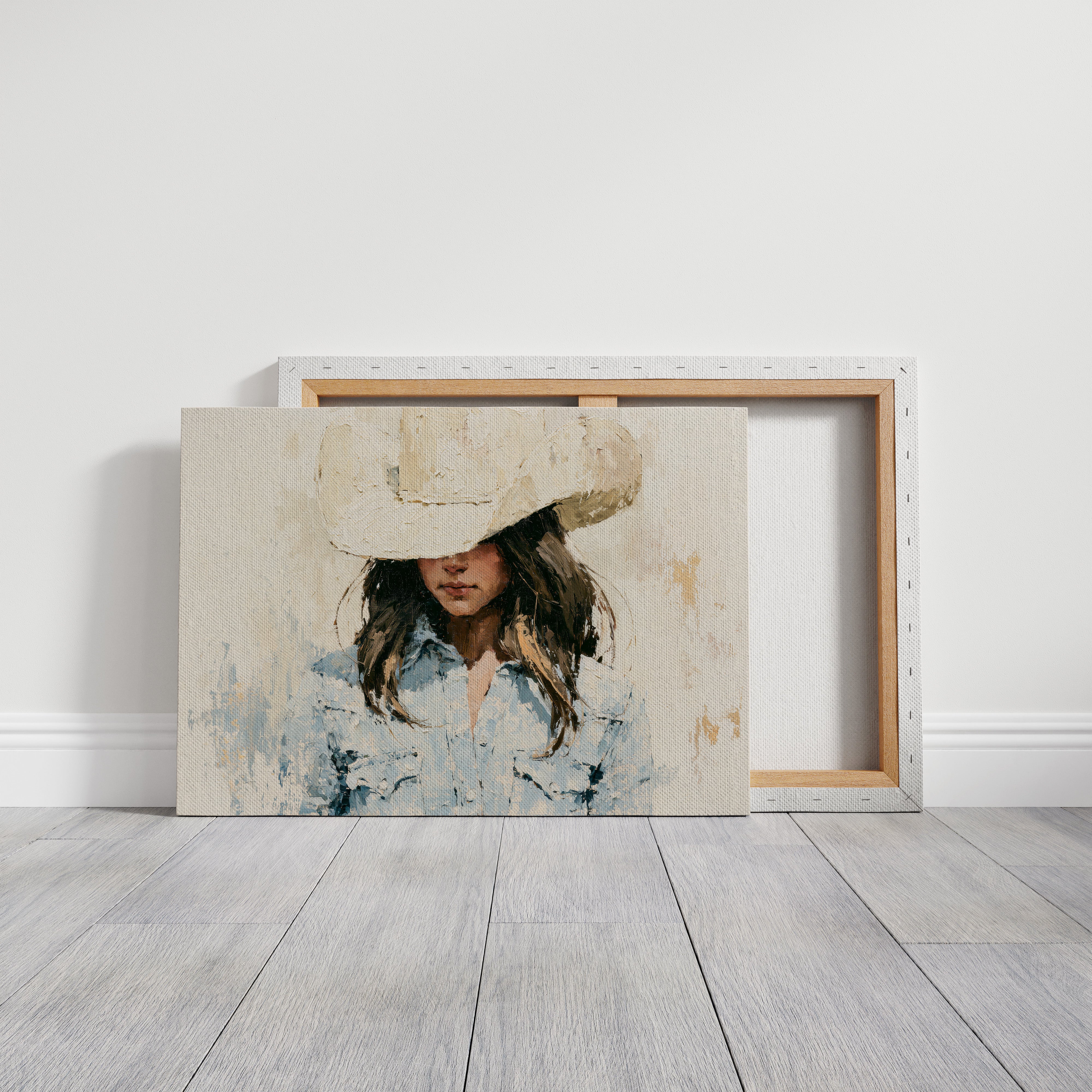Shadowed Brim, Denim Blue
