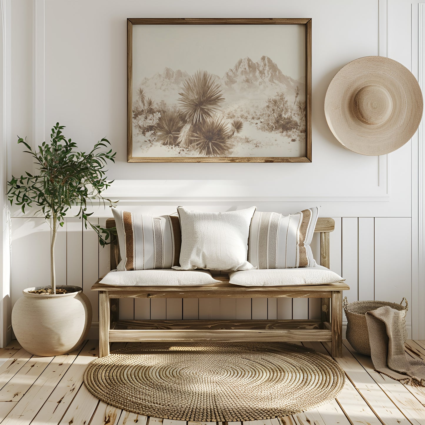 Yucca Blooms Pierce Desert Dawn