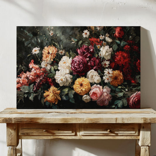 Blooms Dance In Velvet Darkness