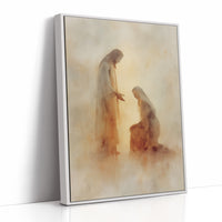 Sacred Moment In Golden Light