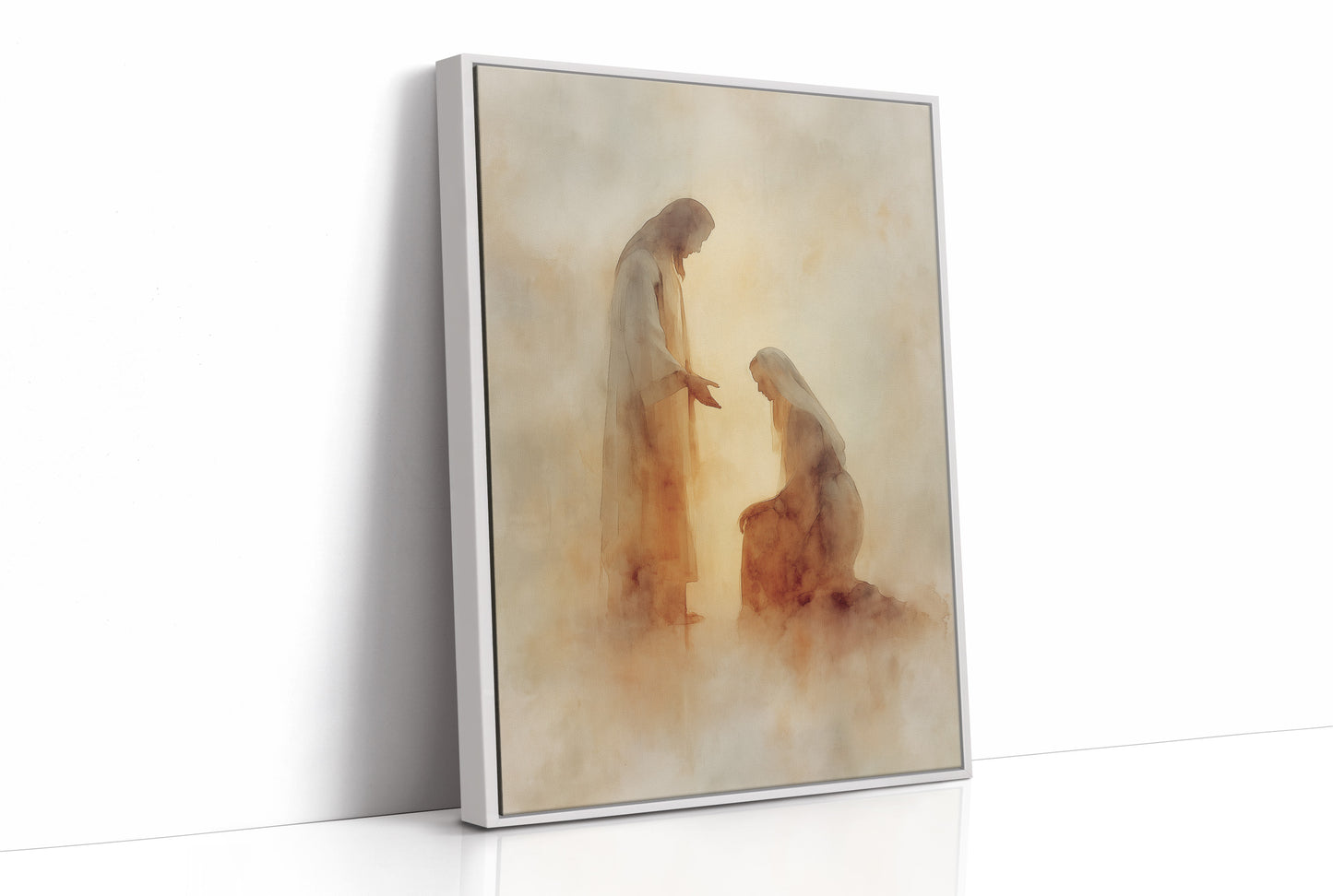 Sacred Moment In Golden Light