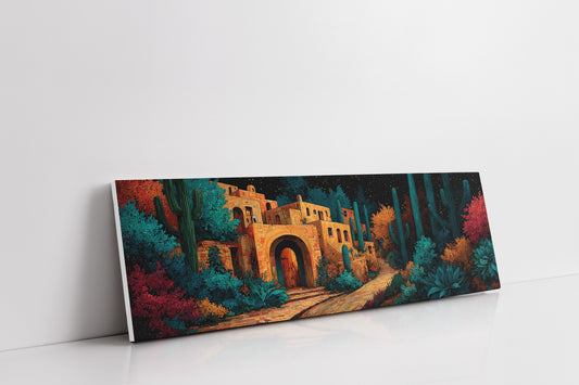 Desert Courtyard After Dusk