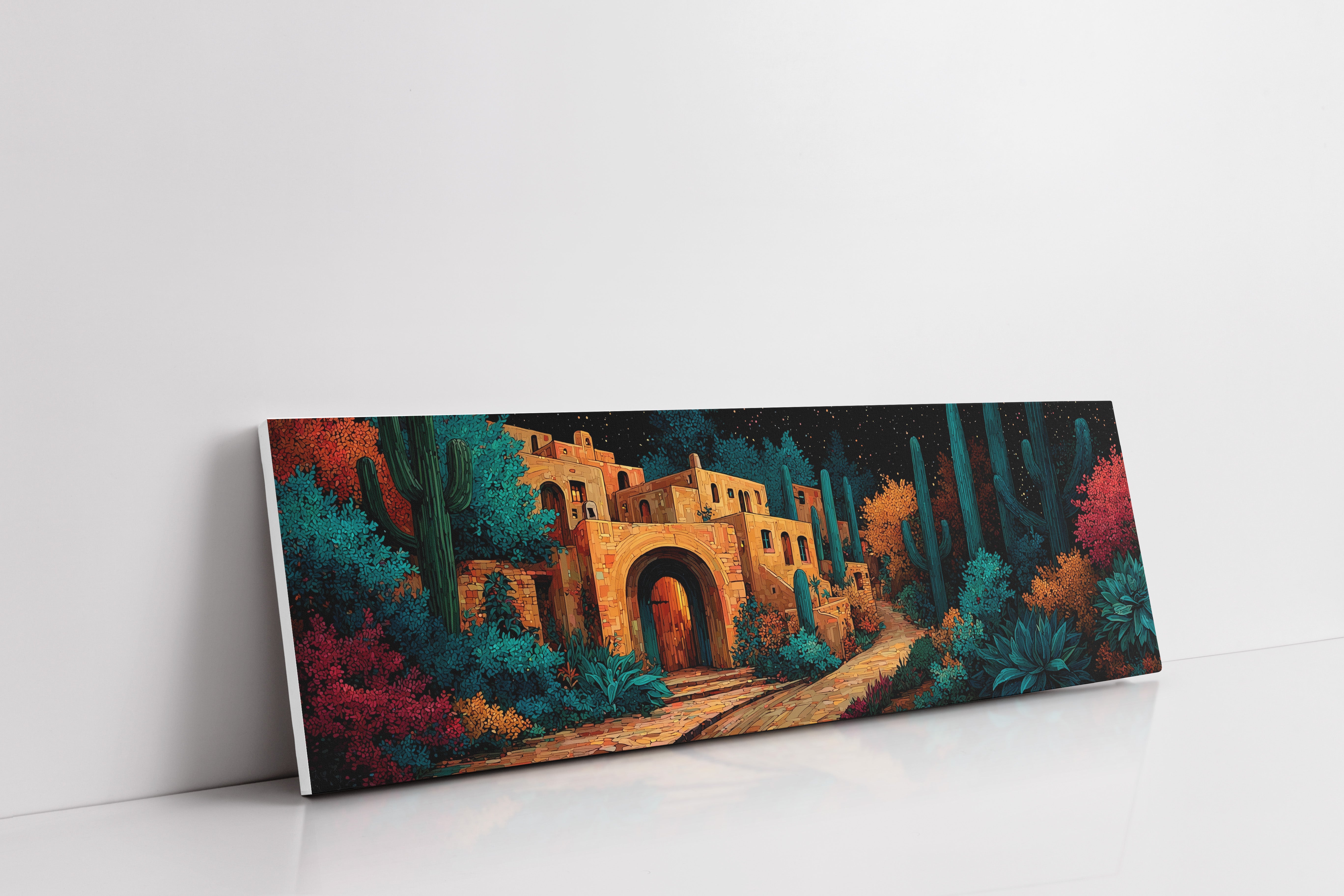 Desert Courtyard After Dusk