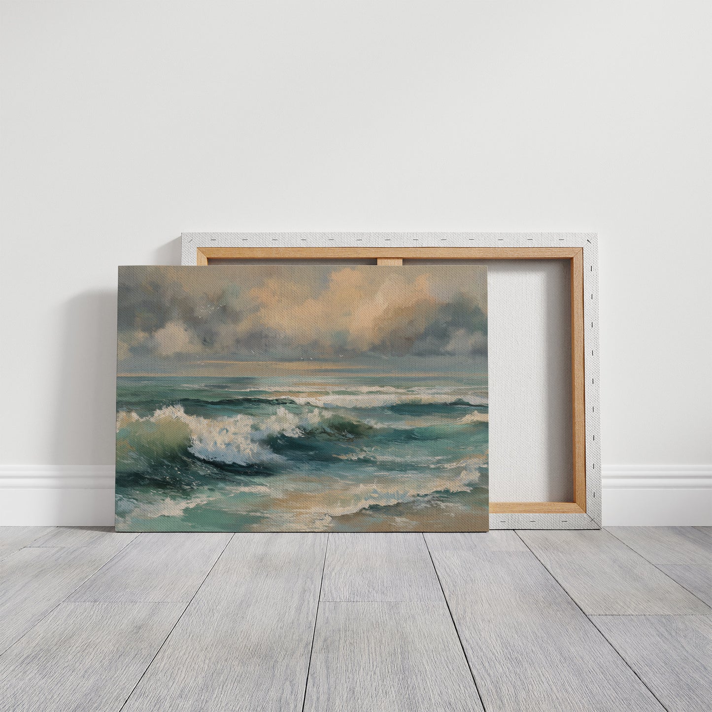 Turquoise Surf Meets Golden Sky