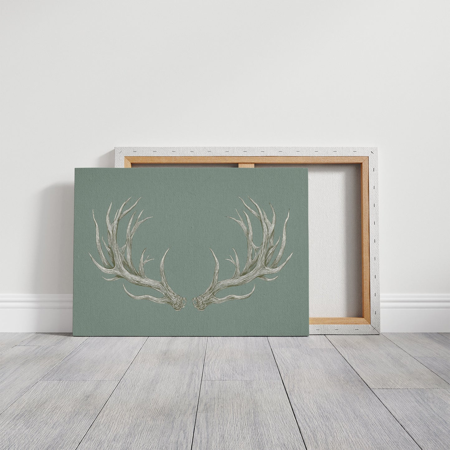 Winter Antlers Paint Sage Stories