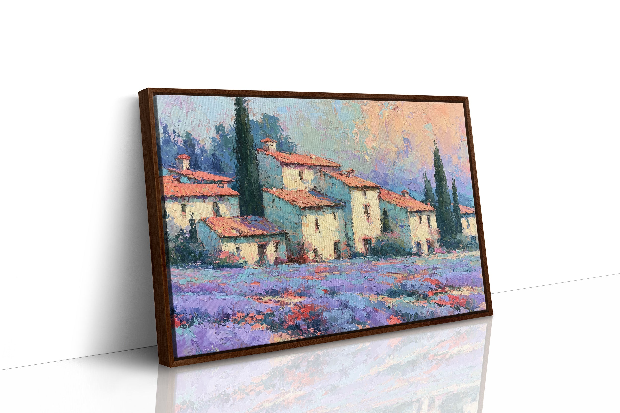 Lavender Fields, Tuscan Sunset