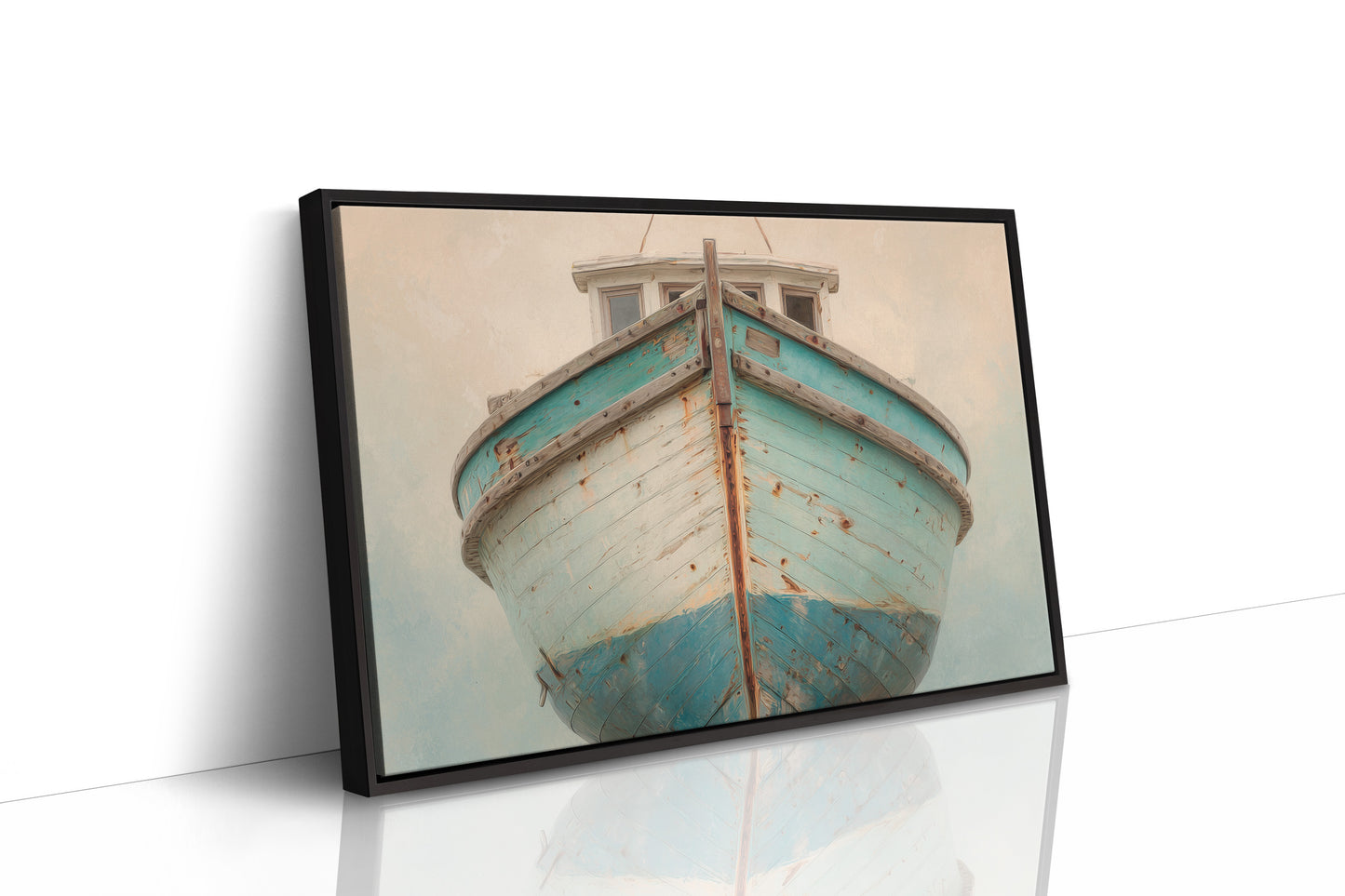 Weathered Vessel Awaits The Tide