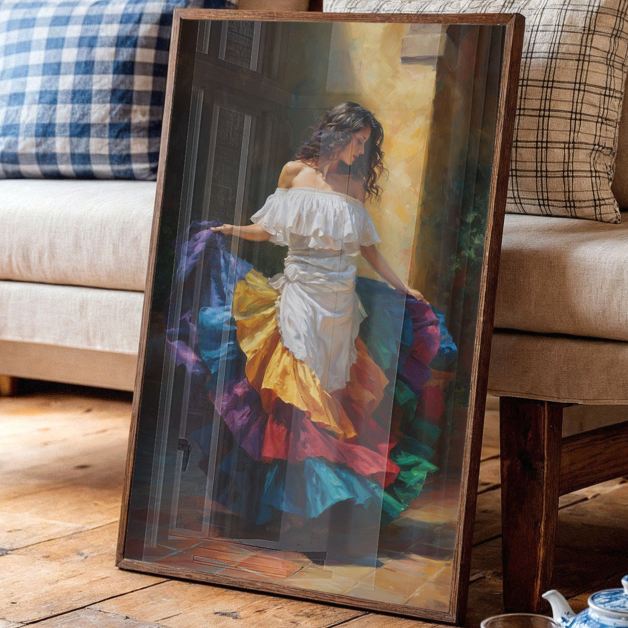 Rainbow Skirts Dance Spanish Sunlight