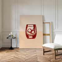 Burgundy Glass Holds Summer Secrets