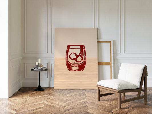 Burgundy Glass Holds Summer Secrets