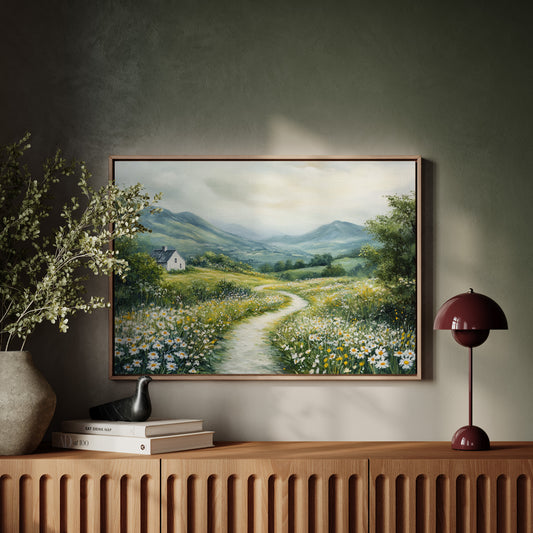 Daisies Guide The Mountain Path Home