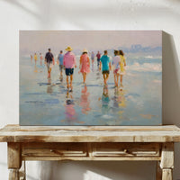 Summer Strolls Along Mirrored Shores