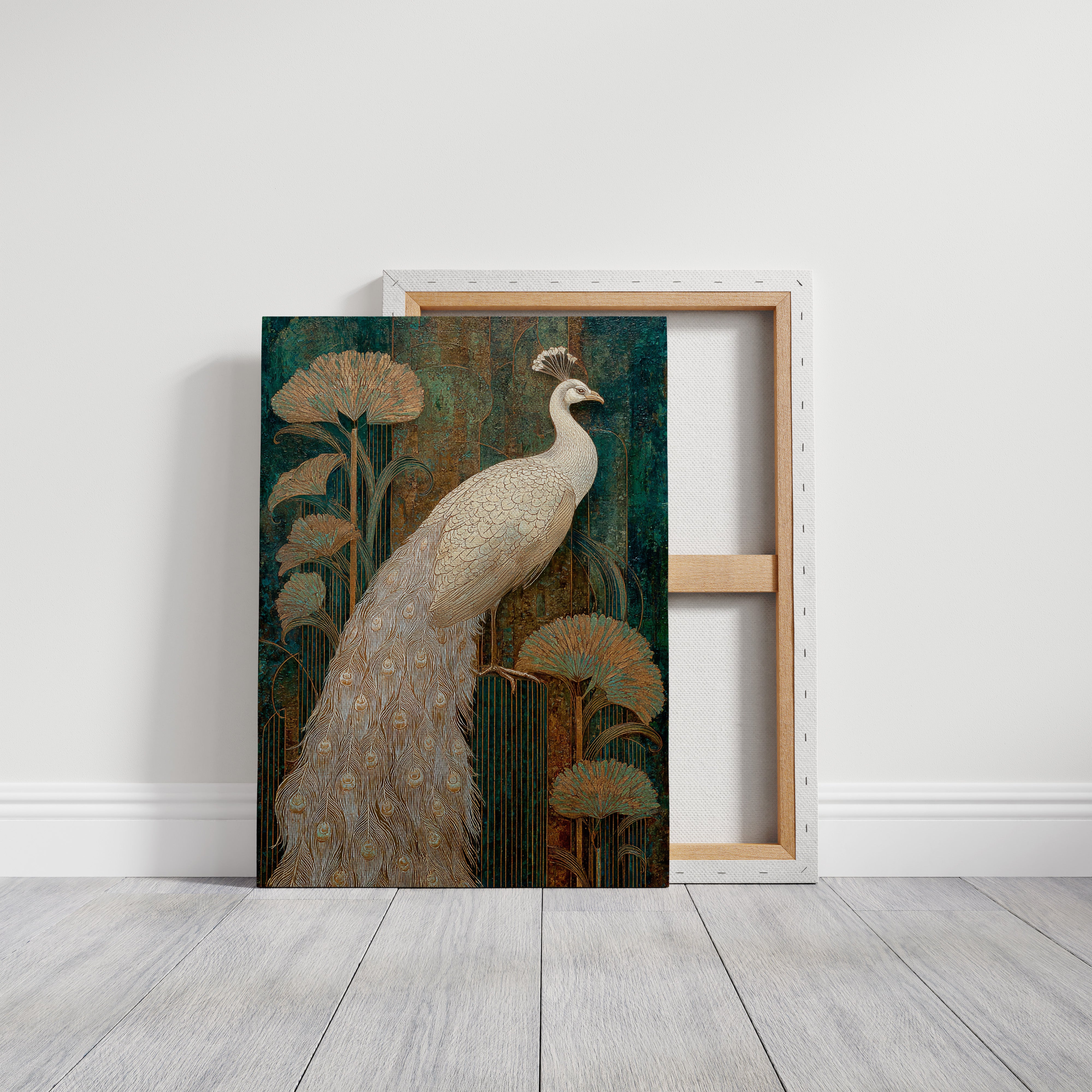 Regal Elegance Amongst Golden Blooms