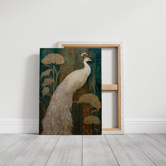 Regal Elegance Amongst Golden Blooms