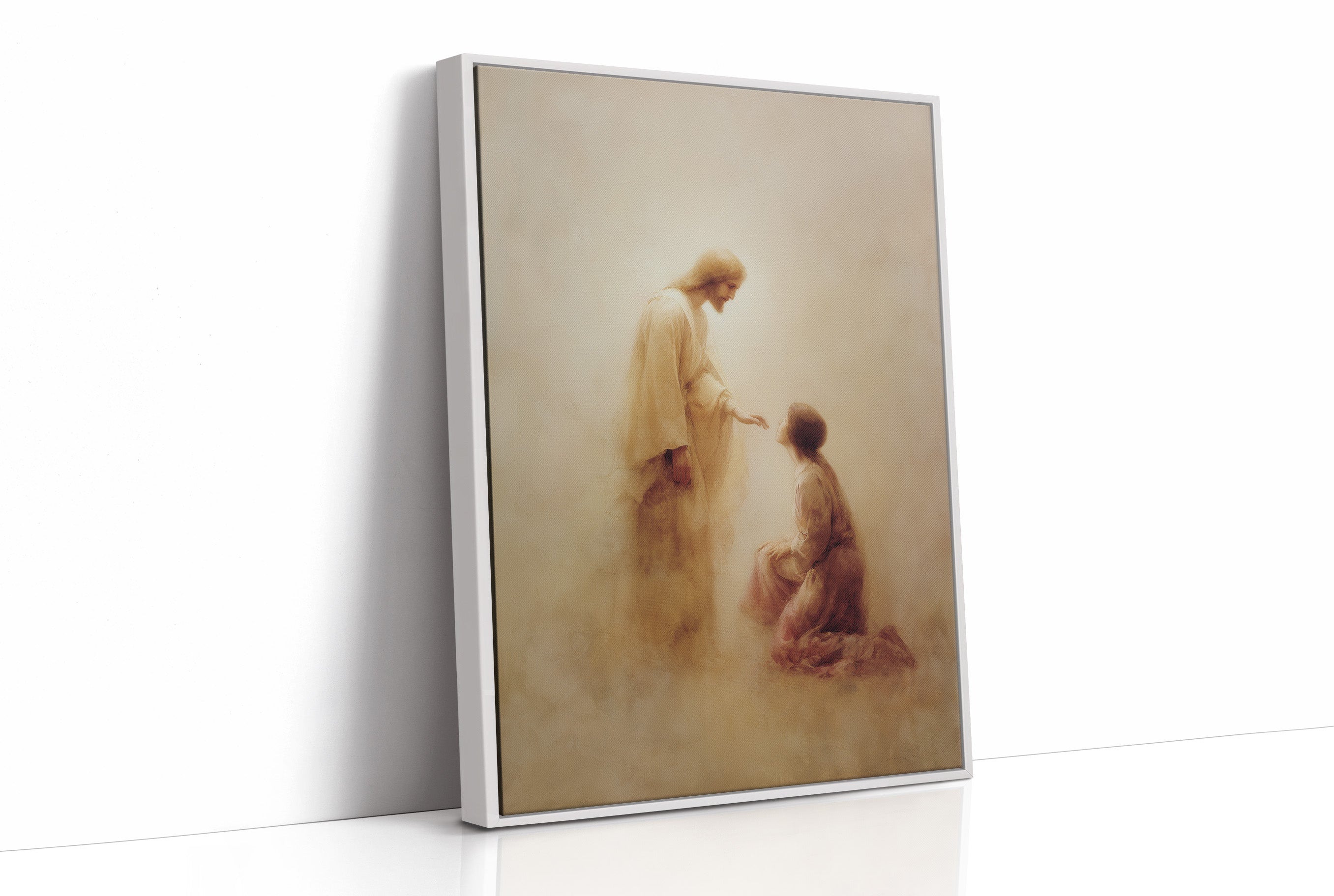 Sacred Moment On Wooden Table