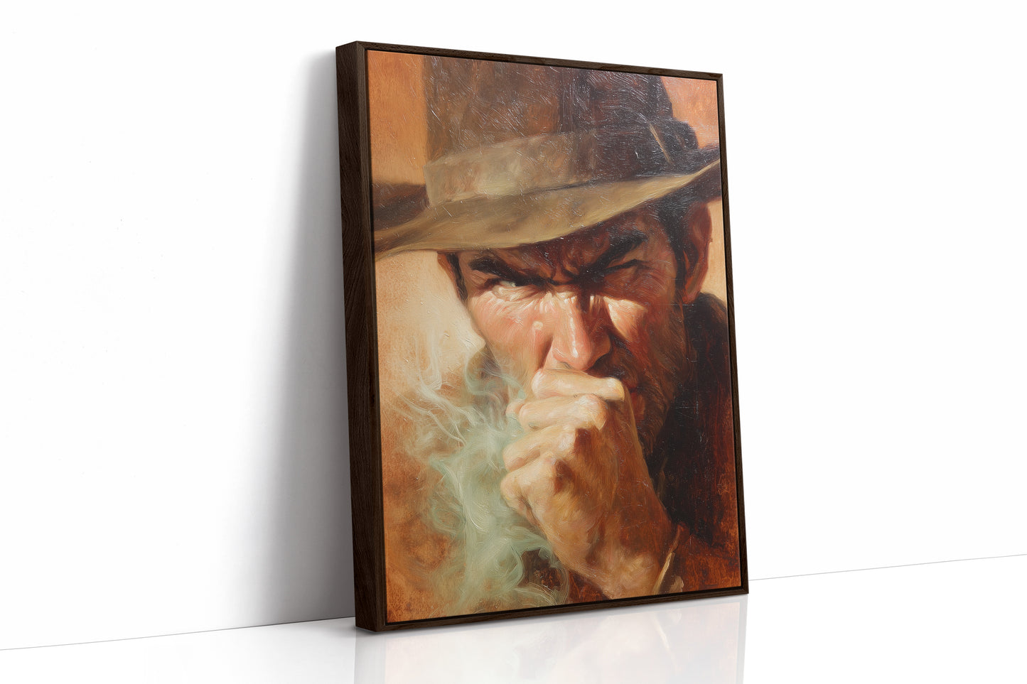 Embers Beneath A Weathered Brim