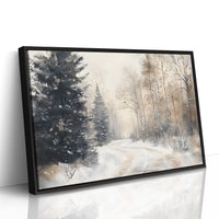 Snow Winds Through Silent Pines