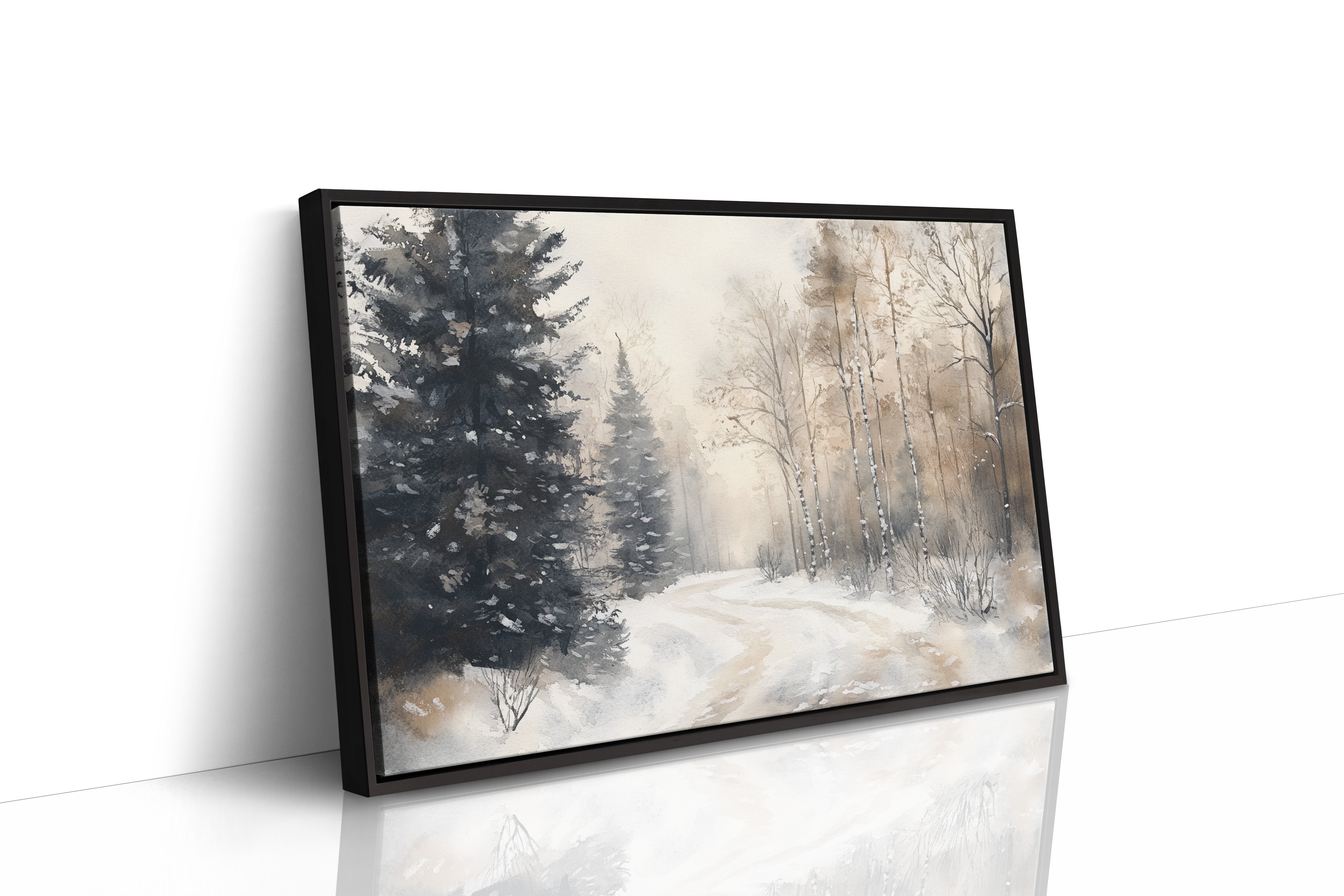 Snow Winds Through Silent Pines
